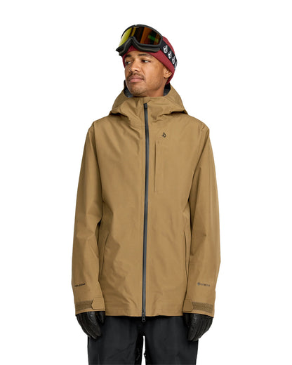 Volcom Men's Tester 3L Gore-Tex Jacket Bronze 2026