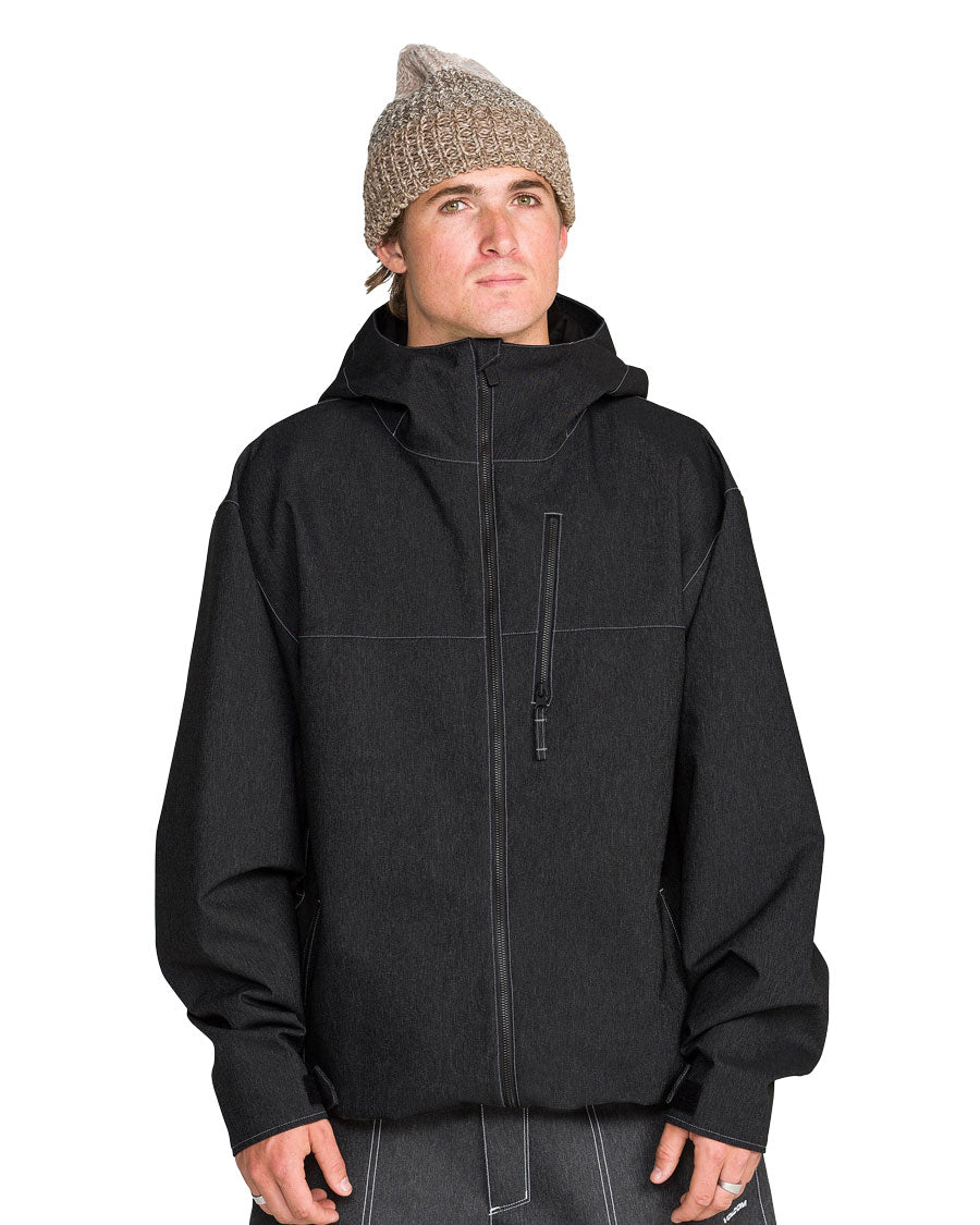 Volcom Men's Top Stitch Jacket Black Denim 2027