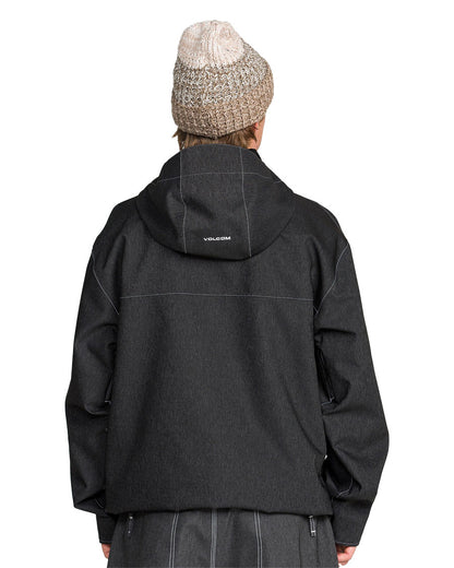 Volcom Men's Top Stitch Jacket Black Denim 2027