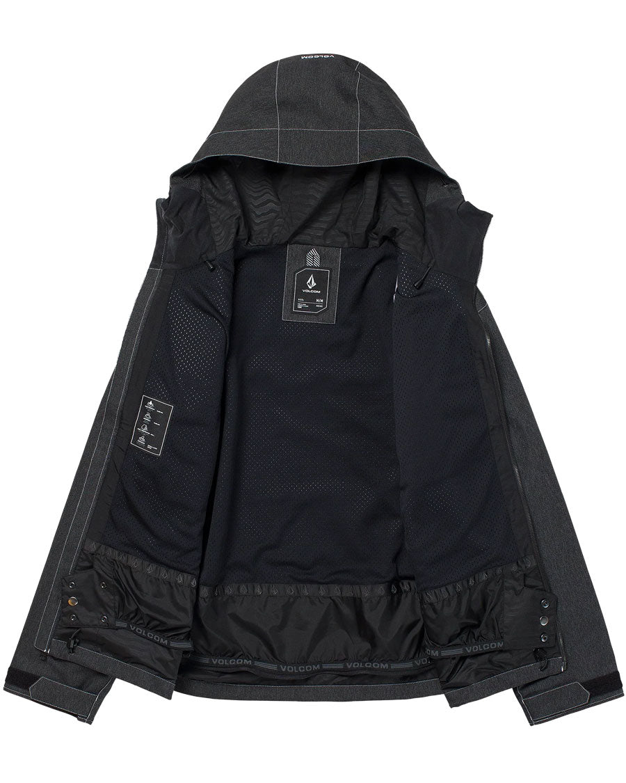 Volcom Men's Top Stitch Jacket Black Denim 2027