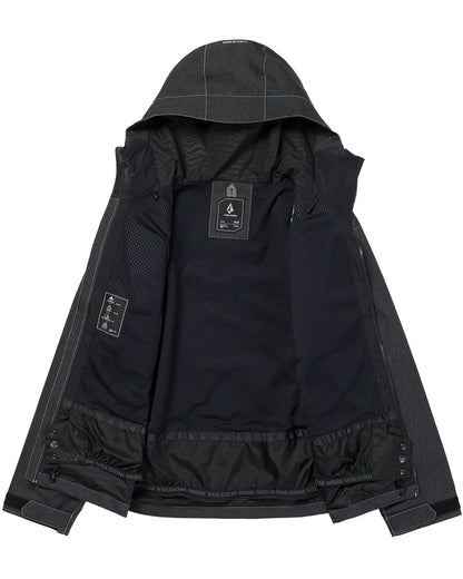 Volcom Men's Top Stitch Jacket Black Denim 2027