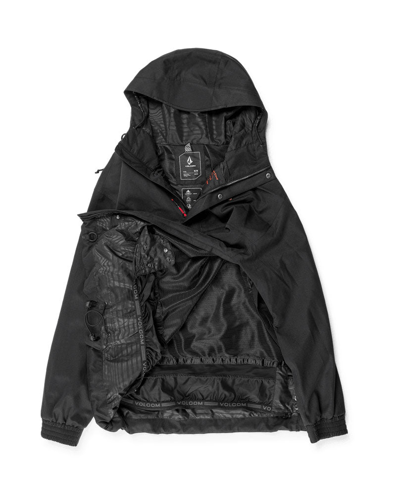 Volcom Men's Longo 20K Pullover Jacket Black 2025 – The Source