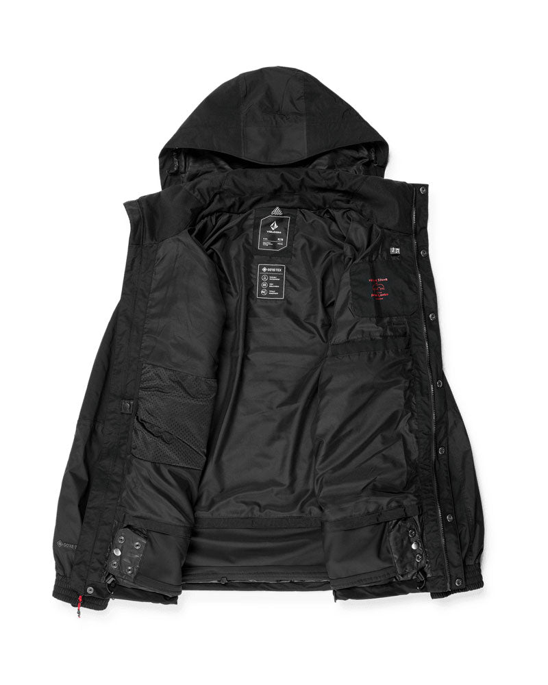 Volcom Men's Longo Gore-Tex Jacket Black 2025 – The Source