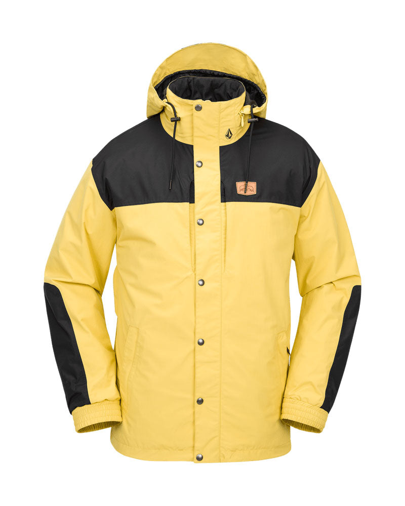 Volcom Men's Longo Gore-Tex Jacket Dark Yellow 2025 – The Source