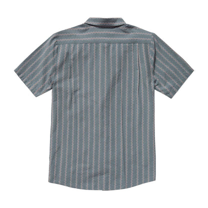 Volcom Sato Stripe Button Shirt Tradewinds