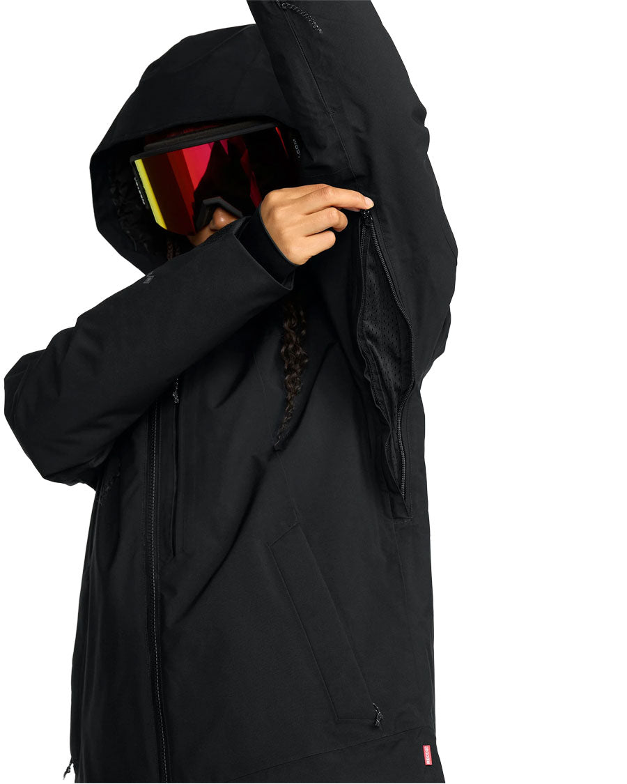 Volcom Women's 3D Stretch Gore-Tex Jacket Black 2026