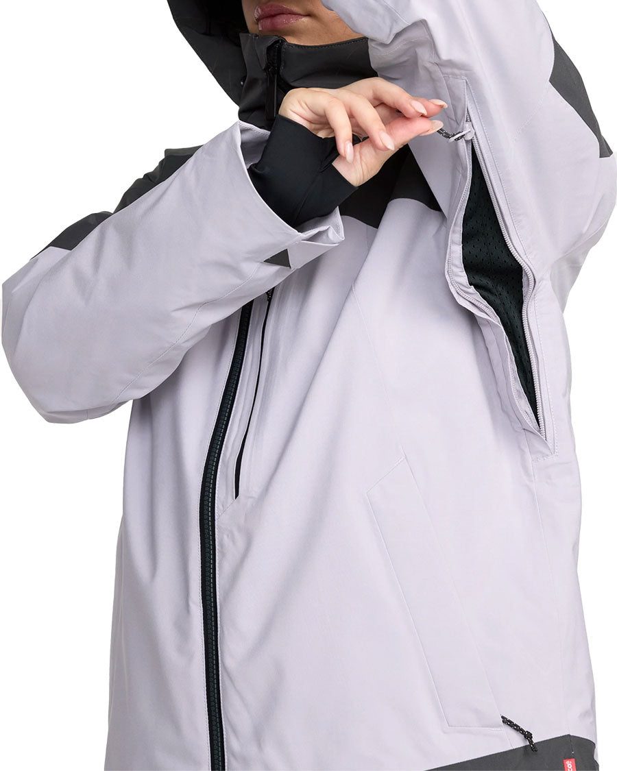 Volcom Women's 3D Stretch Gore-Tex Jacket Lavender Aura 2026