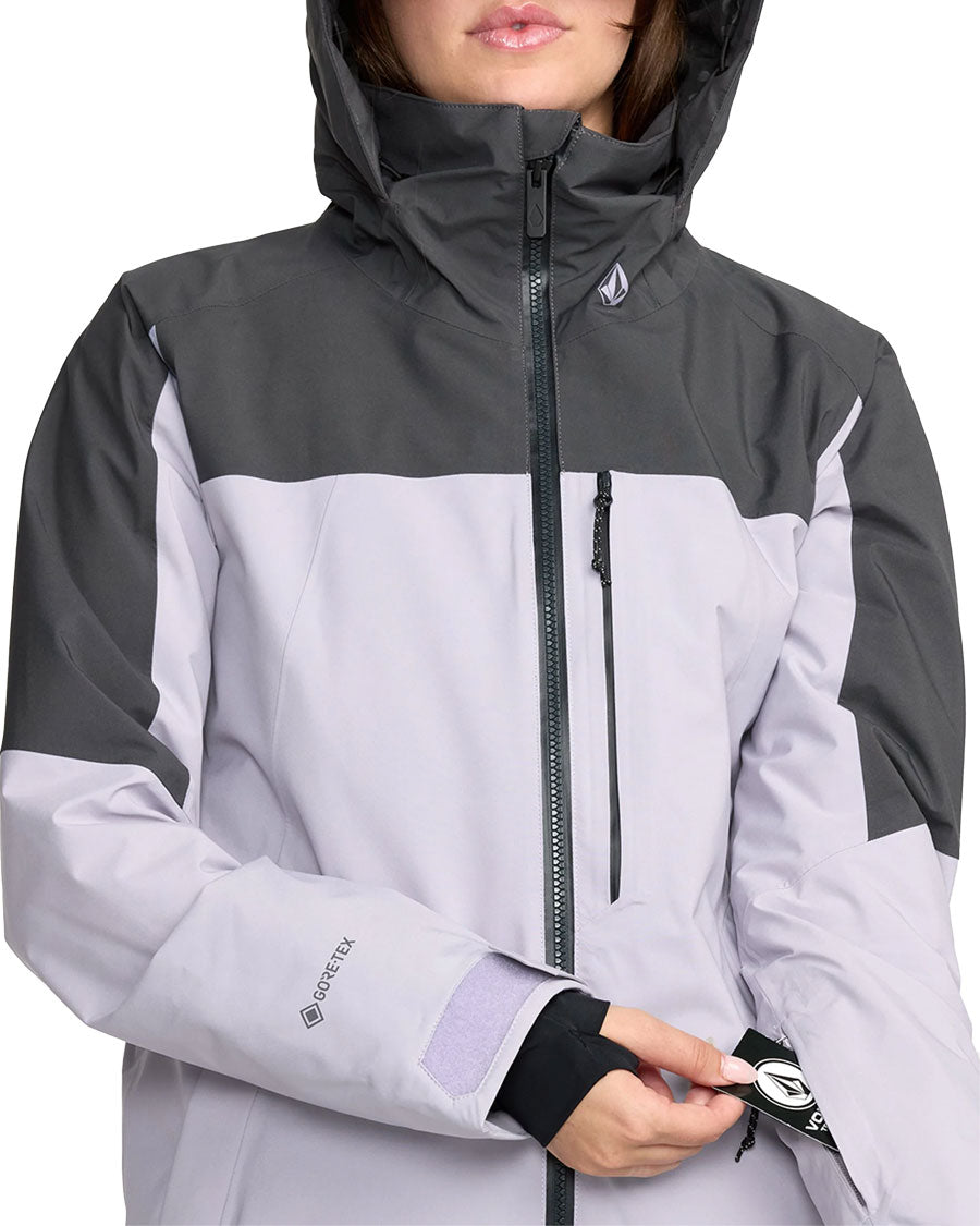 Volcom Women's 3D Stretch Gore-Tex Jacket Lavender Aura 2026