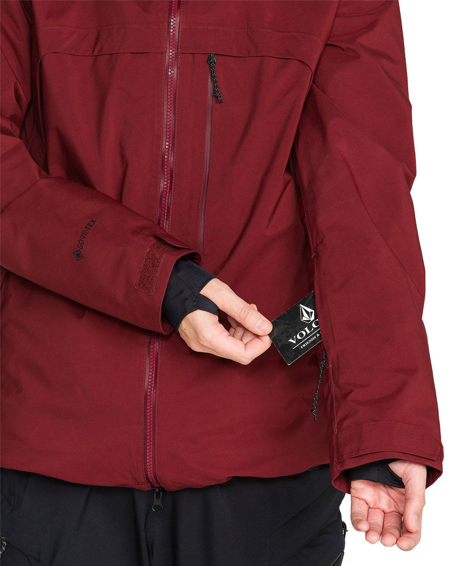 Volcom Women's 3D Stretch Gore-Tex Jacket Pinot 2027