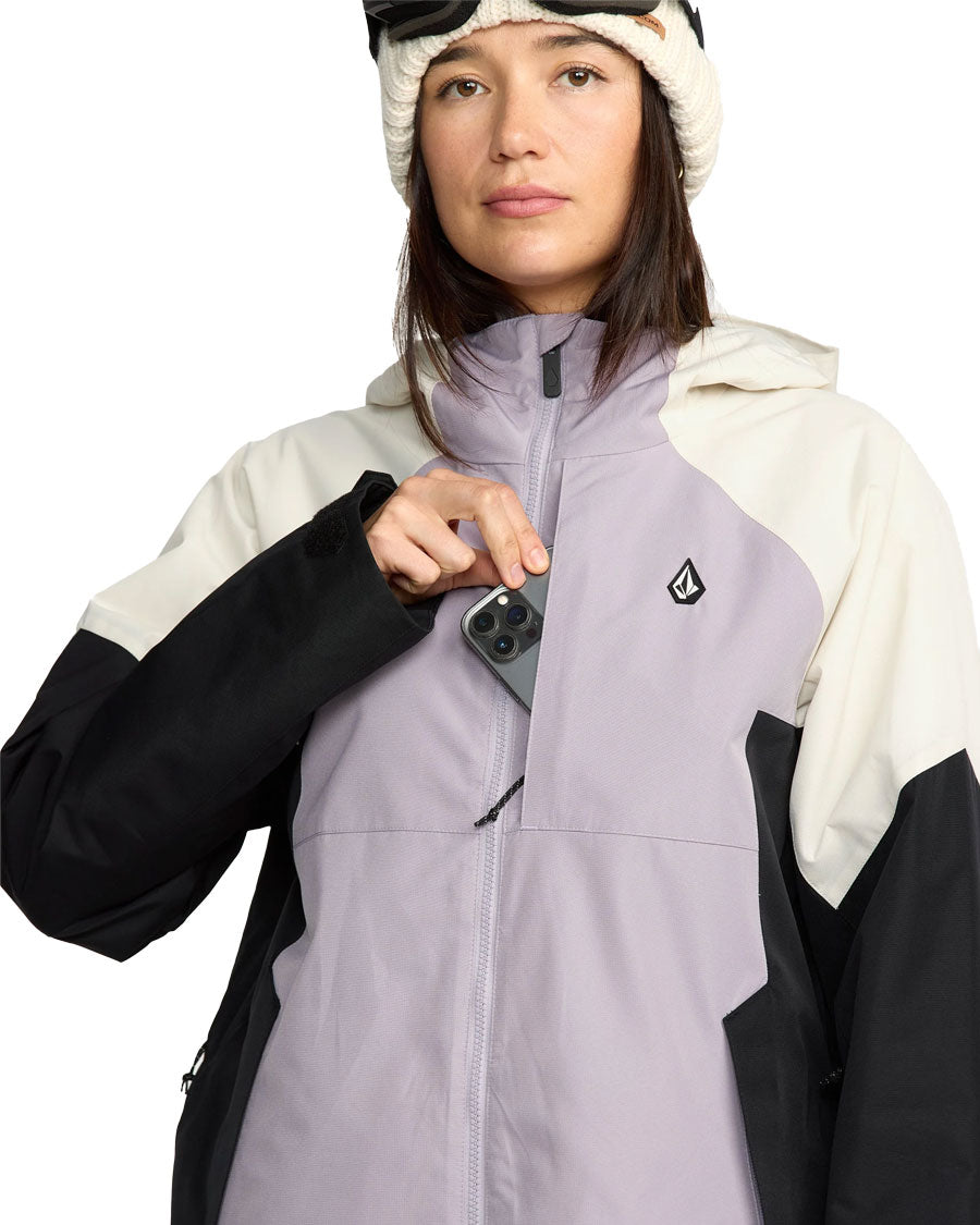 Volcom Women's Agate Ins Jacket Lavender Aura