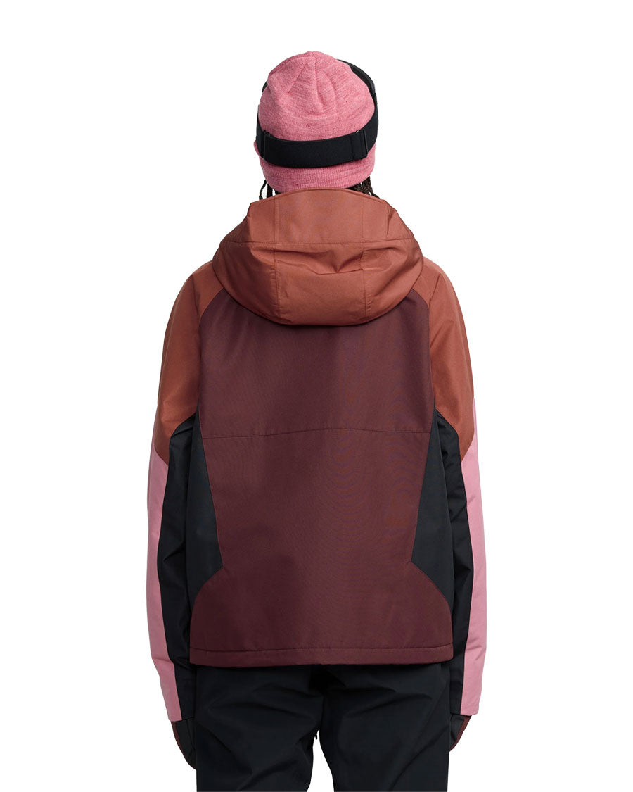 Volcom Women's Agate Ins Jacket Oxblood