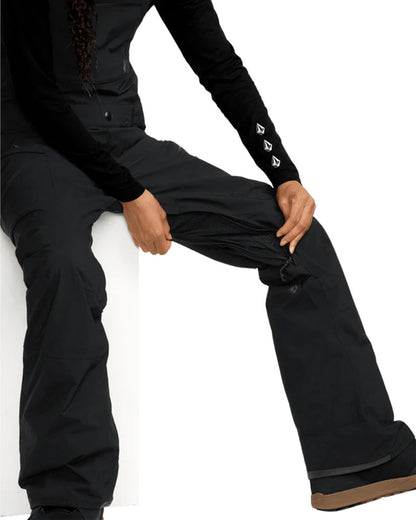 Volcom Women's Ash Stretch Gore-Tex Bib Pant Black