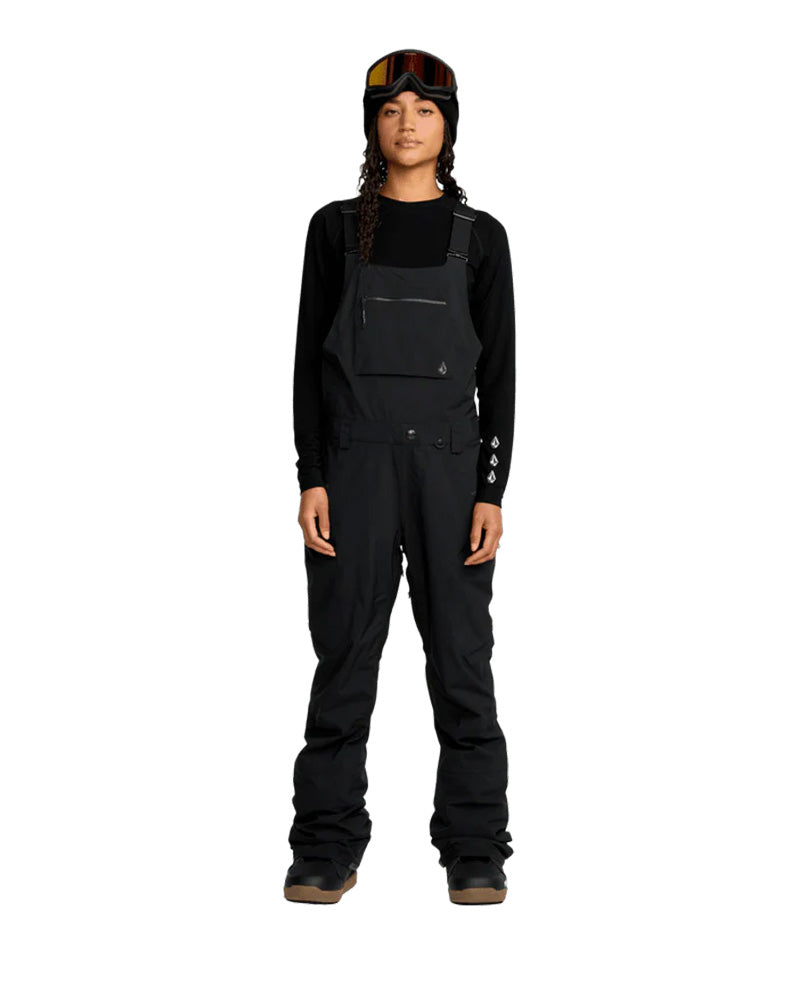 Volcom Women's Ash Stretch Gore-Tex Bib Pant Black