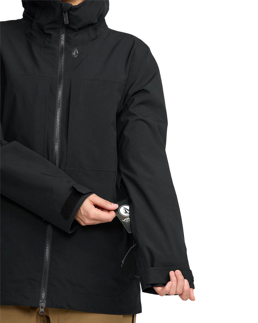 Volcom Women's Cloudbreaker Stretch 30K Jacket Black 2026