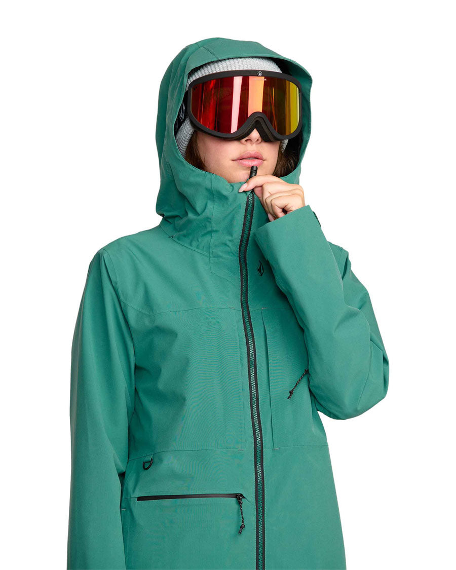 Volcom Women's Cloudbreaker Stretch 30K Jacket Spruce Green 2026