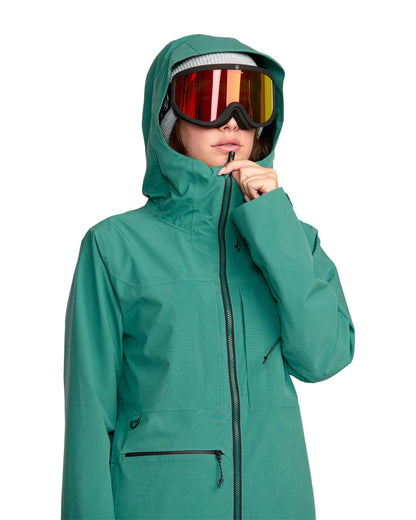 Volcom Women's Cloudbreaker Stretch 30K Jacket Spruce Green 2026