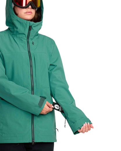 Volcom Women's Cloudbreaker Stretch 30K Jacket Spruce Green 2026