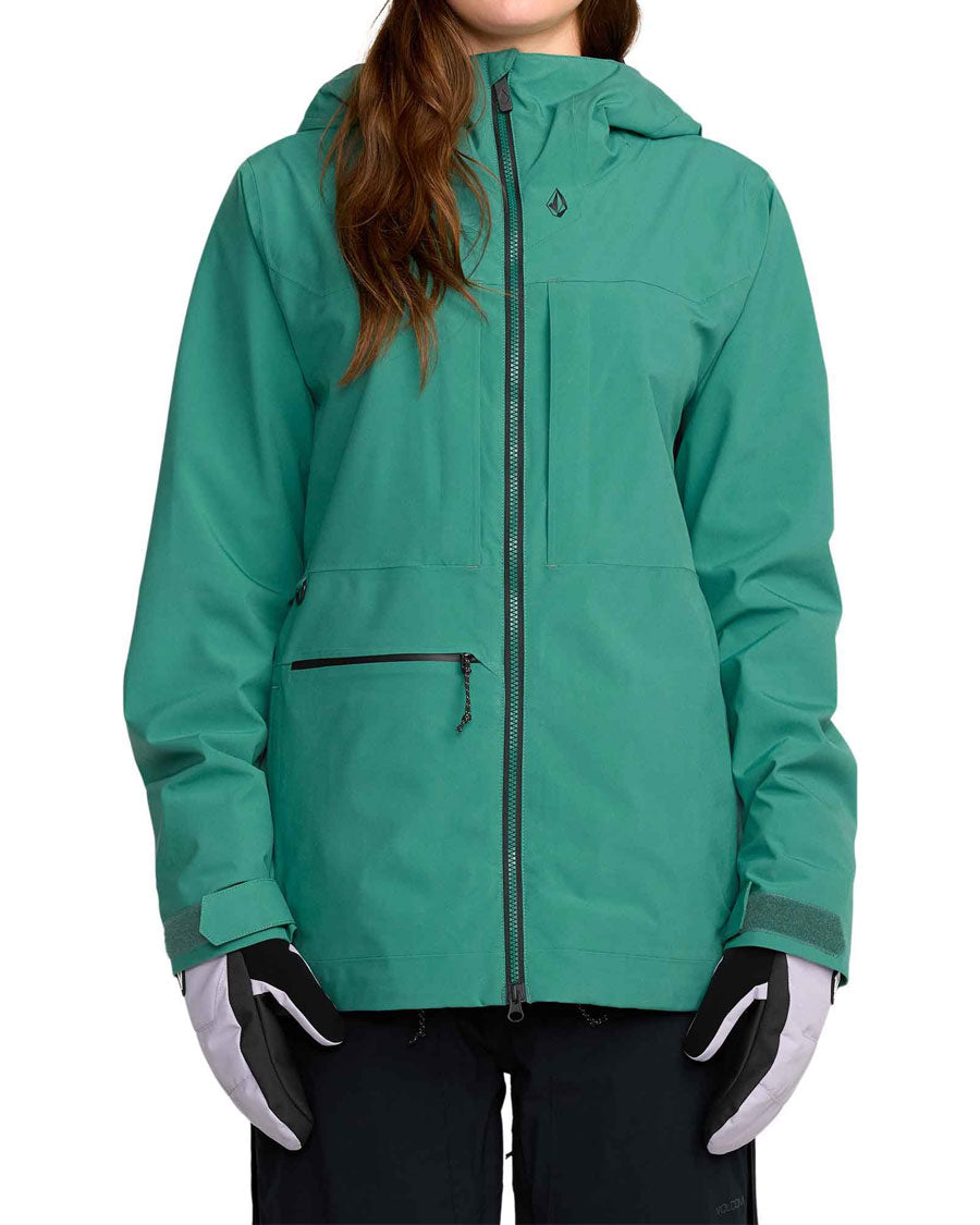Volcom Women's Cloudbreaker Stretch 30K Jacket Spruce Green 2026