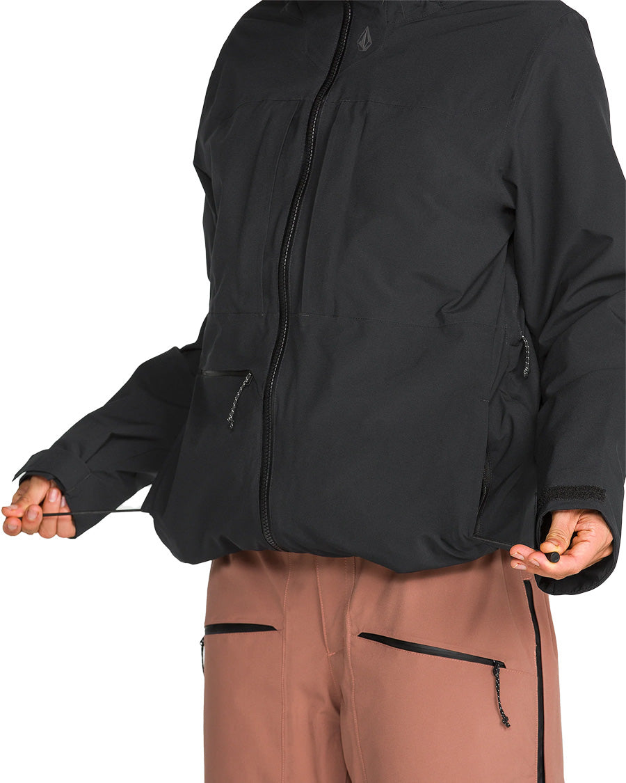 Volcom Women's Cloudbreaker Stretch Jacket Black 2027