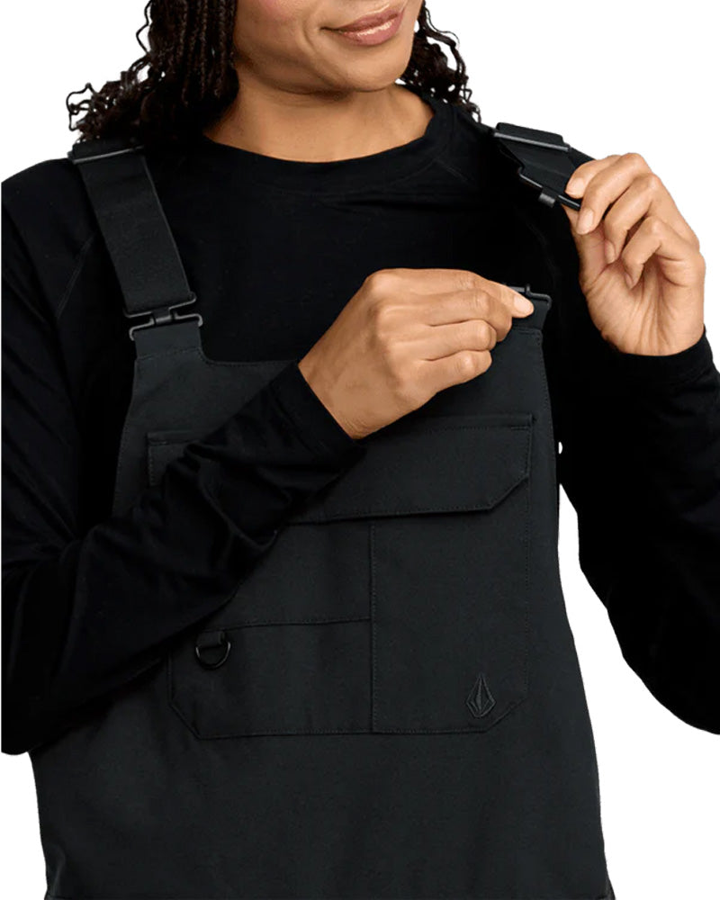 Volcom Women's Creston 3D Stretch Bib Pant Black 2026