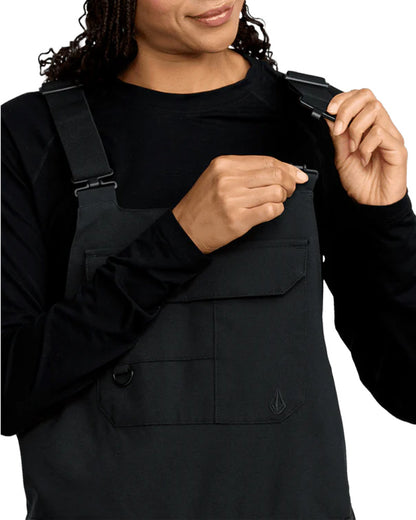 Volcom Women's Creston 3D Stretch Bib Pant Black 2026