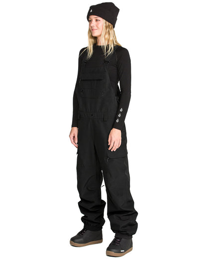 Volcom Women's Creston 3D Stretch Bib Pant Black 2027