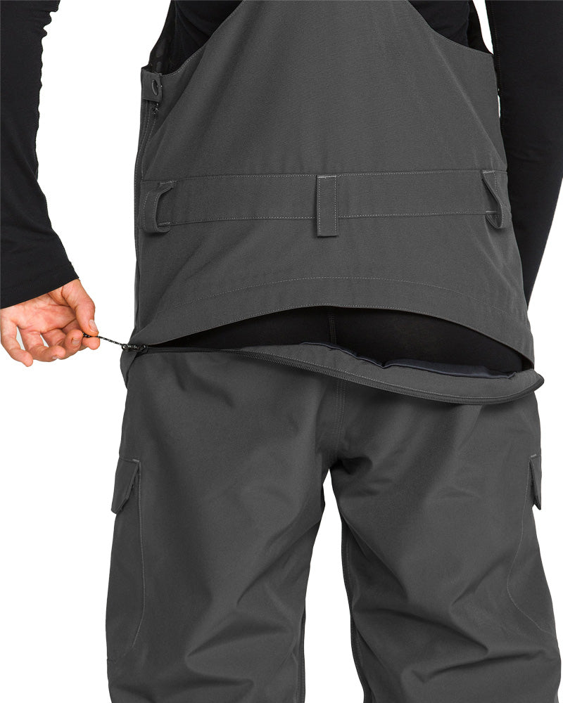 Volcom Women's Creston 3D Stretch Bib Pant Dark Grey 2027