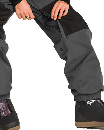 Volcom Women's Creston 3D Stretch Bib Pant Dark Grey 2027