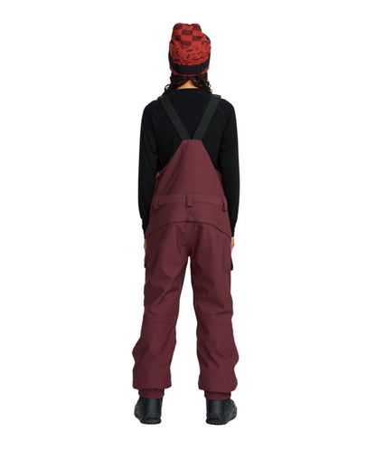 Volcom Women's Creston 3D Stretch Bib Pant Oxblood 2026