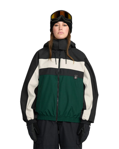 Volcom Women's Dlm Jacket Black Green