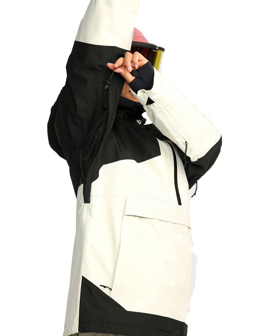 Volcom Women's Fern Ins Gore-Tex Pullover Bone 2026