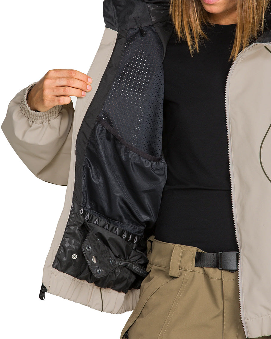 Volcom Women's Liftline 20K Jacket Khaki 2027
