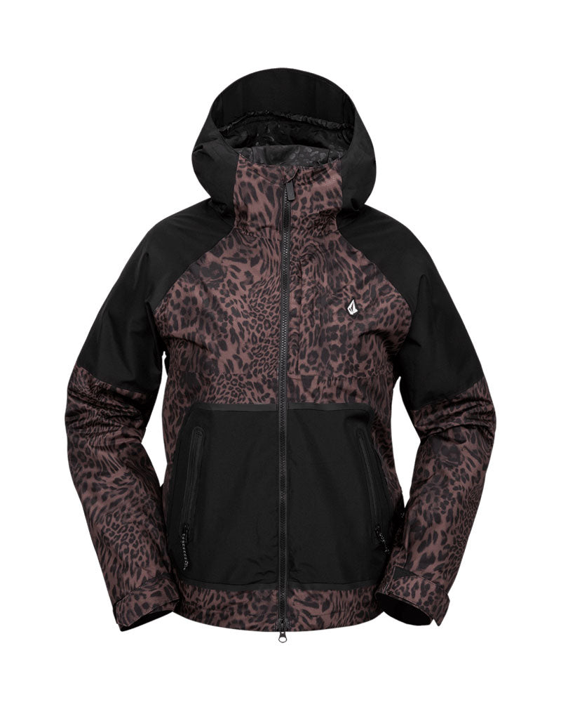 VOLCOM ヒョウ柄 ジャケット M Volcom Stonewild Jacket Wmn - multicolor (animal print)