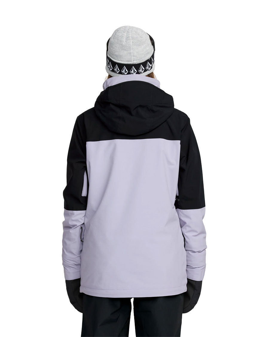 Volcom Women's Shelter 20K 3D Stretch Jacket Lavender Aura