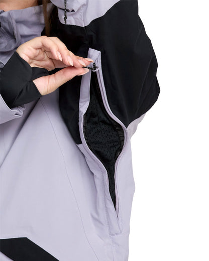 Volcom Women's Shelter 20K 3D Stretch Jacket Lavender Aura