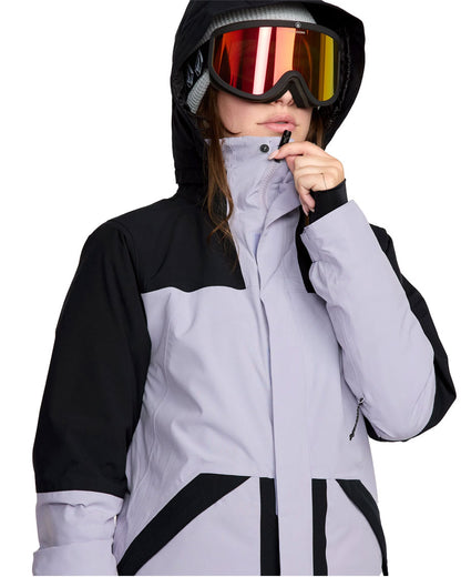 Volcom Women's Shelter 20K 3D Stretch Jacket Lavender Aura