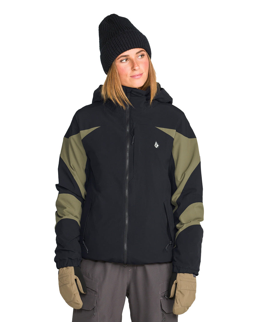 Volcom Women's Shelter 3D Stretch Jacket Black 2027