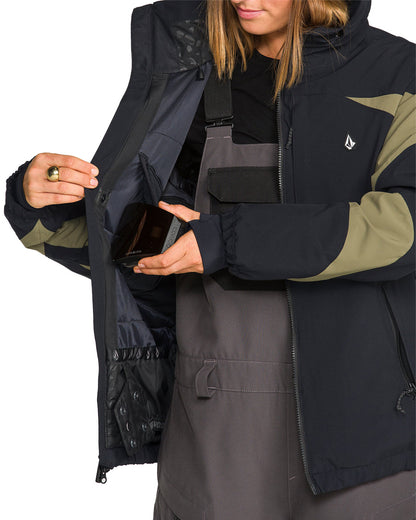 Volcom Women's Shelter 3D Stretch Jacket Black 2027