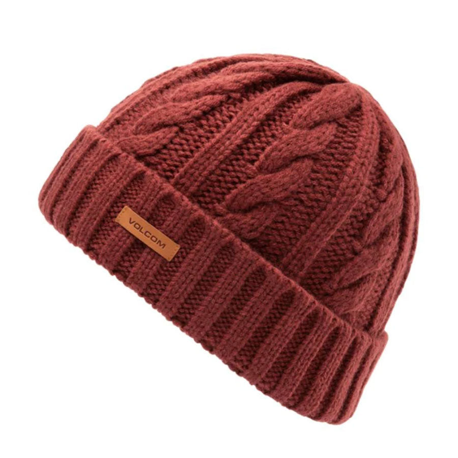 Volcom Women's Stone Knit Beanie Pinot 2027