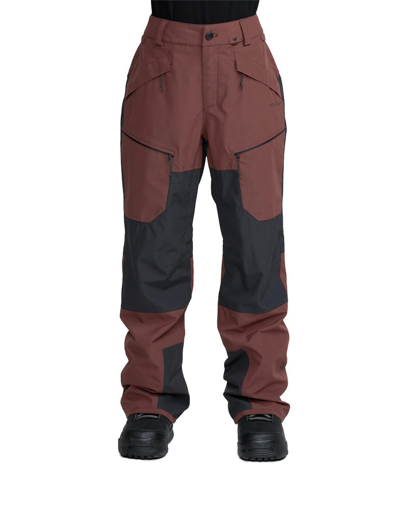 Volcom Women's Stone Mica 20K Pant Oxblood 2026