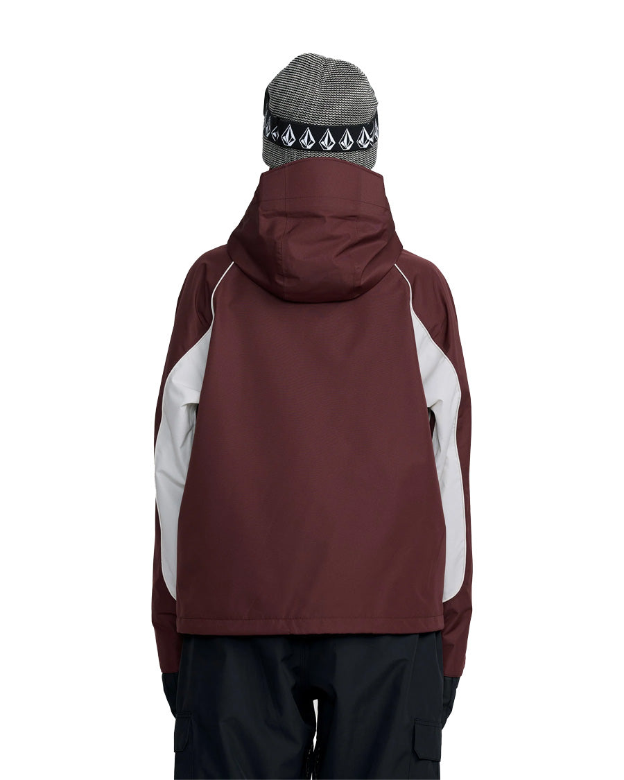 Volcom Women's Stone Smokeshow 20K Jacket Oxblood 2026