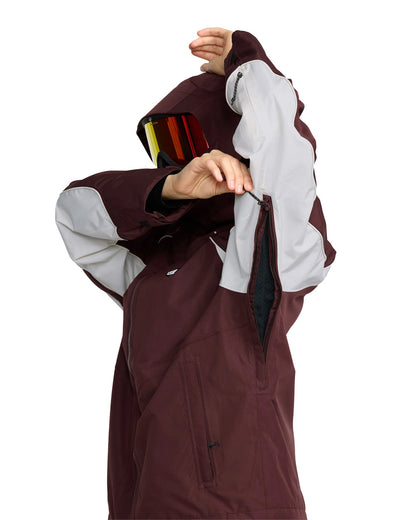 Volcom Women's Stone Smokeshow 20K Jacket Oxblood 2026