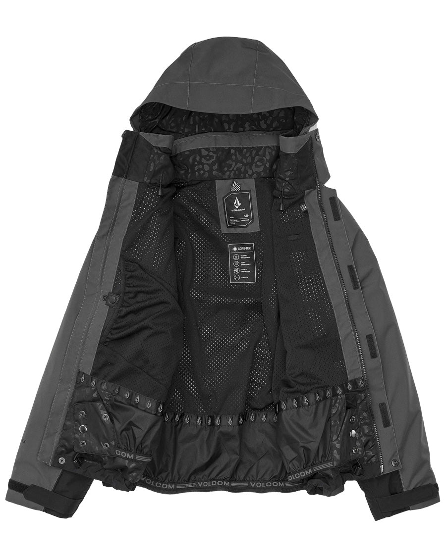 Volcom Women's Yourfav Baggy Gore-Tex Jacket Dark Grey 2027