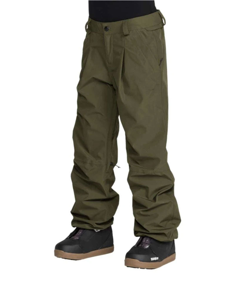 Volcom Women's Yourfav Baggy Gore-Tex Pant Dark Green 2027