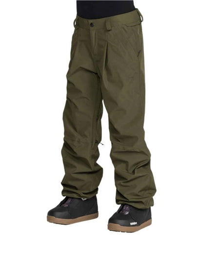 Volcom Women's Yourfav Baggy Gore-Tex Pant Dark Green 2027