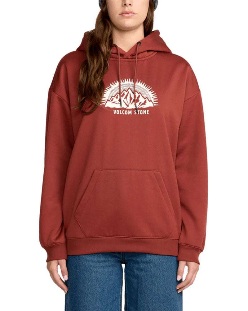 Volcom Womens' Essential Hydro Hoodie Henna 2026