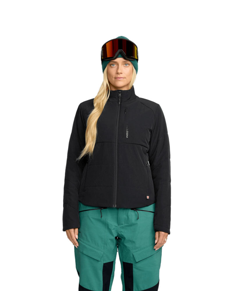 Volcom Womens' Evergreen Full Zip Jacket Black 2026