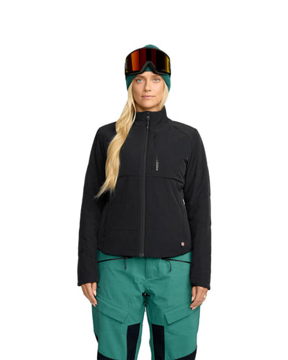 Volcom Womens' Evergreen Full Zip Jacket Black 2026