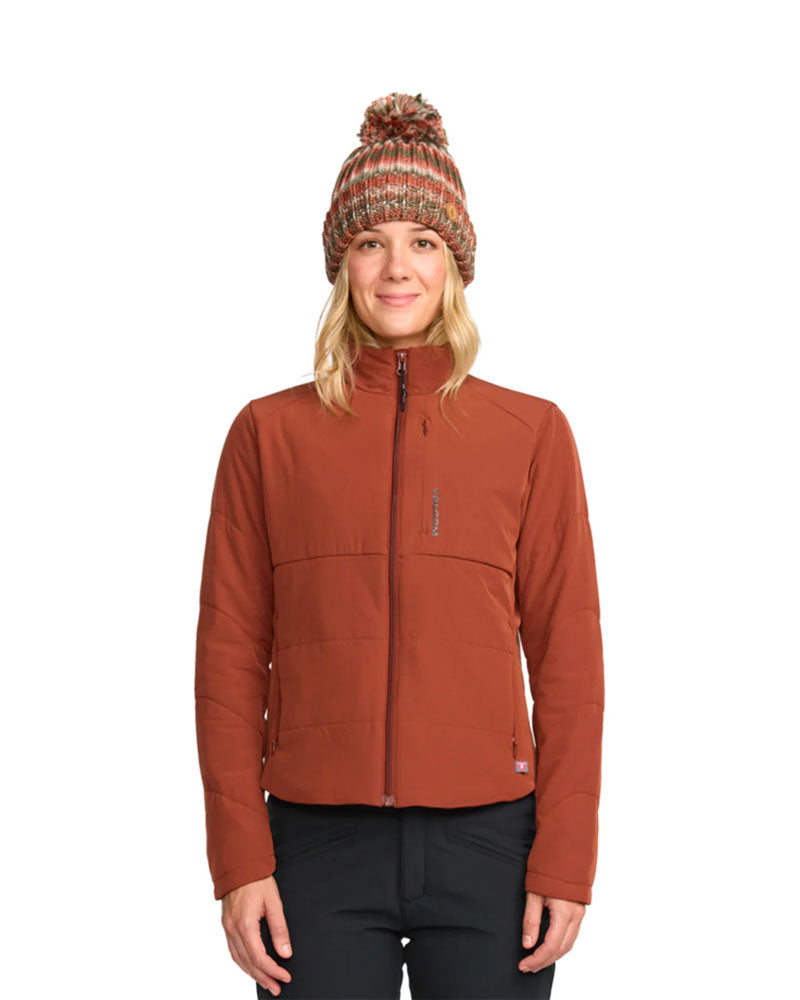 Volcom Womens' Evergreen Full Zip Jacket Henna 2026