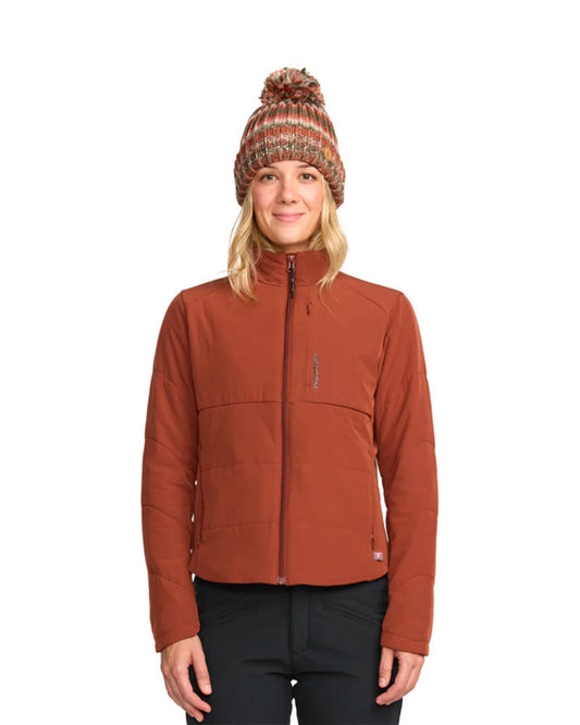 Volcom Womens' Evergreen Full Zip Jacket Henna 2026